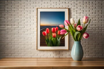 tulips in the room