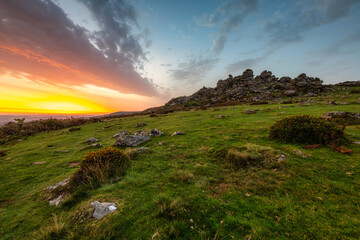 Hound Tor Sunrise.
