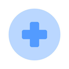 Fototapeta premium hospital duotone icon