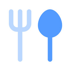 restaurant duotone icon