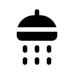 shower glyph icon