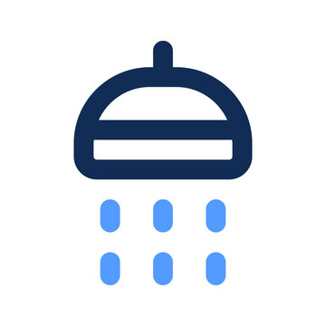 recommend clip art: shower outline color icon