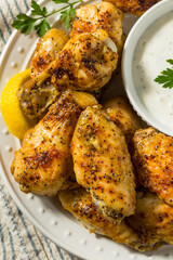 Homemade Spicy Lemon Pepper Chicken Wings