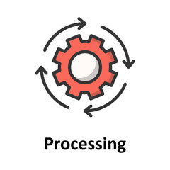 Processing setting Vector Icon

