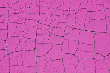 Purple cracked paint weathered background