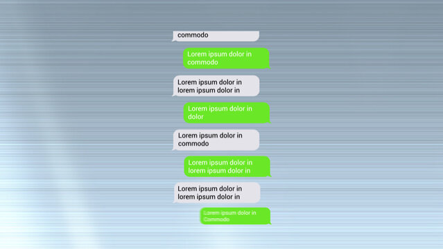 Text Messages Conversation