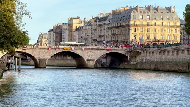 The bridges over the Seine river in Paris - travel photography