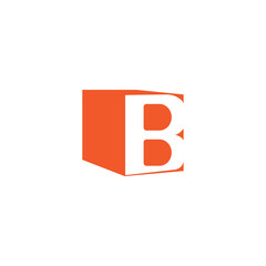 letter B logo template book illustration vector illustration design