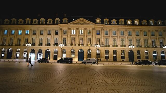 Exclusive and luxury Vendome Square in Paris - travel photography