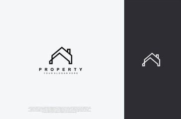 real estate icon, builder, construction, architecture and building logos. vector design template