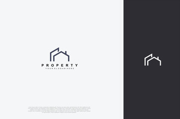 real estate icon, builder, construction, architecture and building logos. vector design template