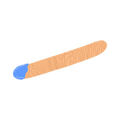 Blue Sugar Wax Smear With Spatula