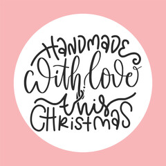 Christmas Packaging Design. Christmas Lettering Qoutes.