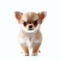 Obraz premium Chihuahua Puppy's Pure Delight, Generative AI