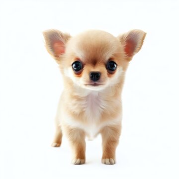 Sweet Chihuahua Pup Playtime, Generative AI