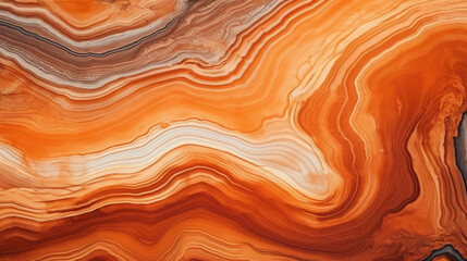 Fototapeta premium Mountain and Desert Mirage: Inspired from mountains and desert abstract nature of the artwork with coral brown waves