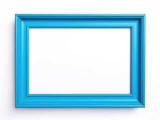 blue wooden frame, generative ai 