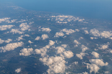 North Africa from the plane