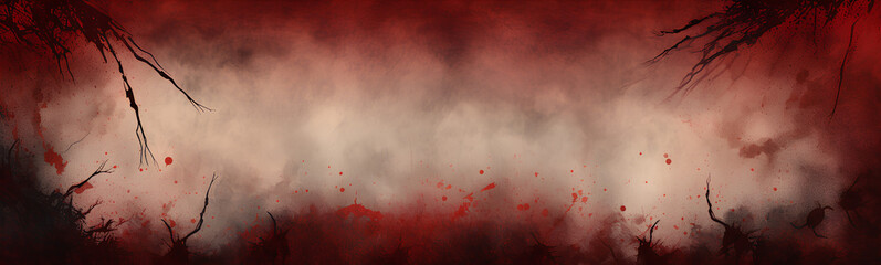 Background with texture and blood stains. Blood splatter. Blood drops. Halloween blood.
