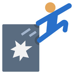 break flat style icon