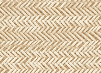 Pattern of reed weaving mat with vintage style for background and design art work. SEAMLESS PATTERN. SEAMLESS WALLPAPER. 