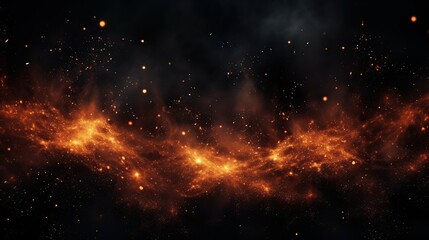 Fototapeta na wymiar Abstract fire flame background. AI generated image