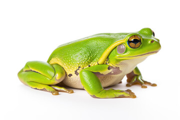 Funny Frog isolated on a white background