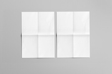 Realistic paper sheet Branding, Stationery templates. Blank empty clean white, kraft brown and black paper sheet mockups set.