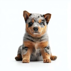Cattle Dog's Adorable Expressions, Generative AI