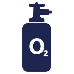oxygen tank or cylinder icon