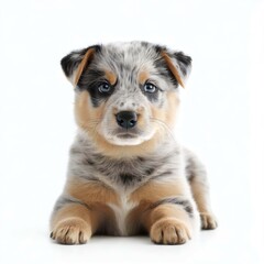 Fototapeta premium Baby Cattle Pup's Precious Moments, Generative AI