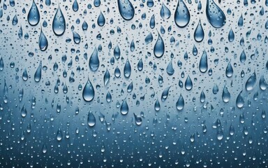Abstract background of raindrops