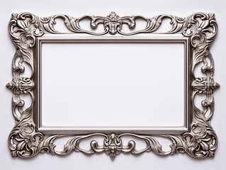 antique gold frame, generative ai 