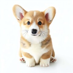 Playful Baby Corgi Joy, Generative AI