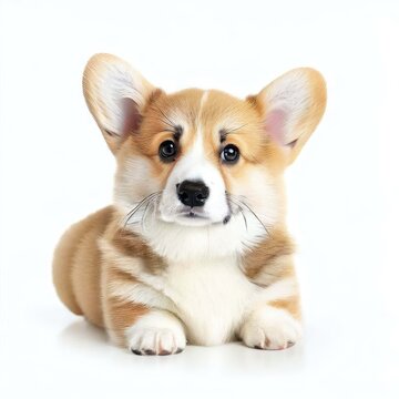 Heartwarming Corgi Puppy, Generative AI