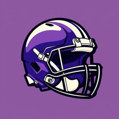 American football helmet simple,Generative AI