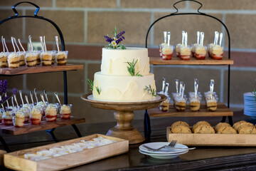 Wedding Reception Dessert Buffet