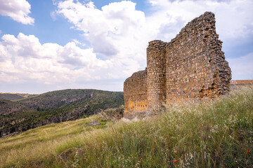 Muralla medieval de Valeria, Cuenca, Espa&ntilde;a