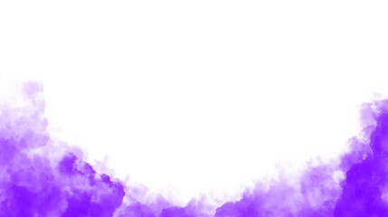 Fototapeta na wymiar Lilac clouds. Clouds with transparent background of lilac color. Bottomless clouds. Clouds PNG. Cloud frames loose clouds and backgrounds with cloud textures with transparencies.