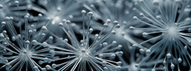 macro shot of futuristic cell with intricate details and textures, nanotechnology wallpaper, AI