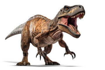 Naklejka premium T-Rex dinosaur isolated on a white background