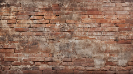 Antique Brickwork Texture: A Flat Surface Unveiling the Timeless Beauty and Weathered Character of Aged Bricks