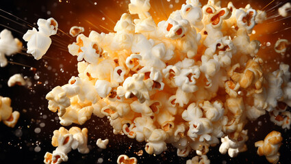 Lots of popcorn. Beautiful, edible snacks.
