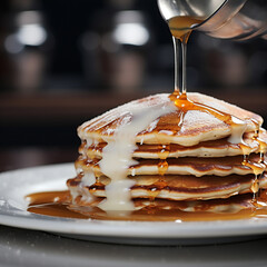 pancakes with chocolate