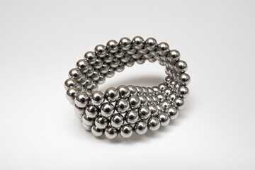 Moebius strip made of neodymium magnetic balls