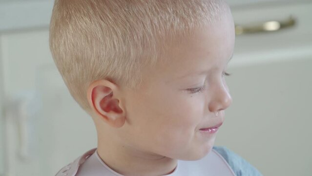 toddler child is cold and has runny nose