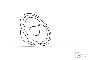 toa speaker continuous line art drawing
