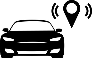 Vector illustration of a car on a transparent background
