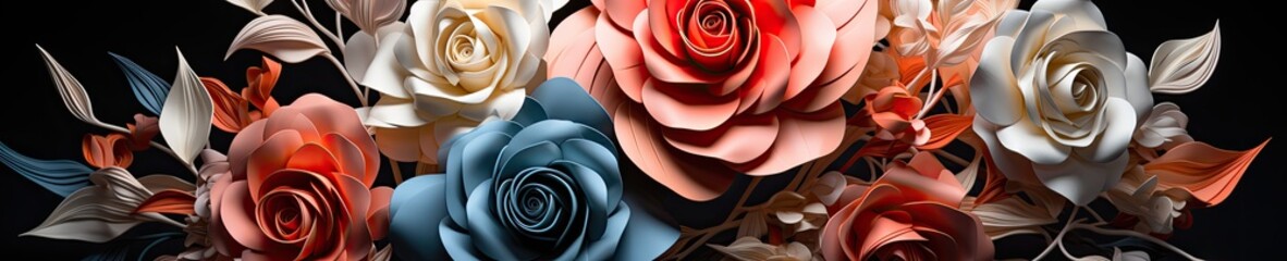 abstract floral background art of a flower 