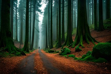 Fototapeta premium morning in the forest